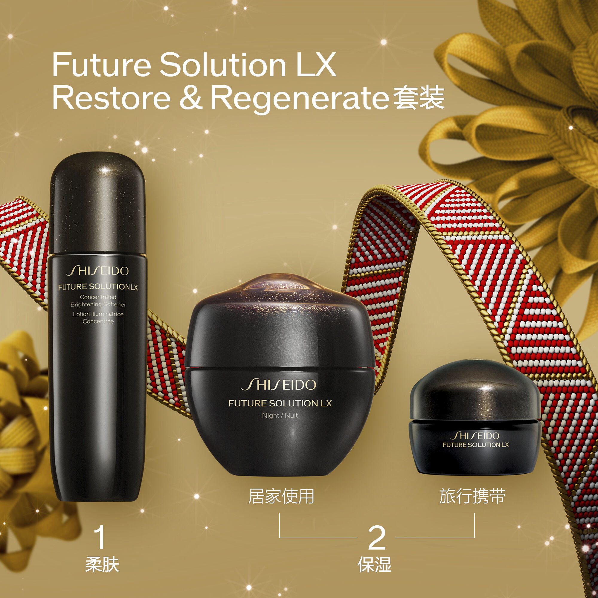 Future Solution LX Anti Aging Skincare套装| SHISEIDO