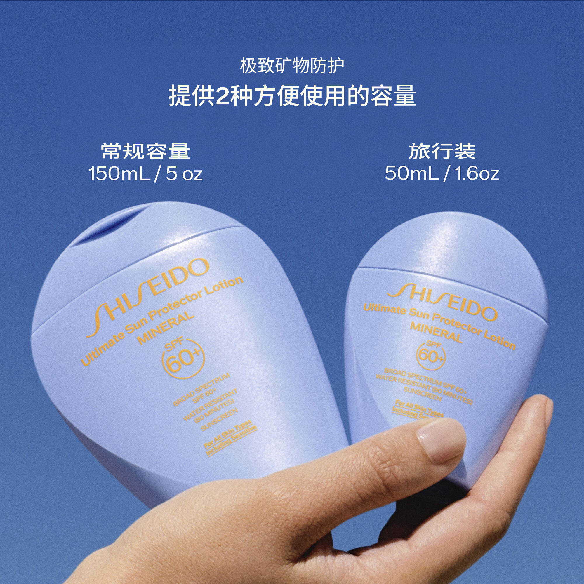 Sun Protector Lotion Mineral SPF 60+，