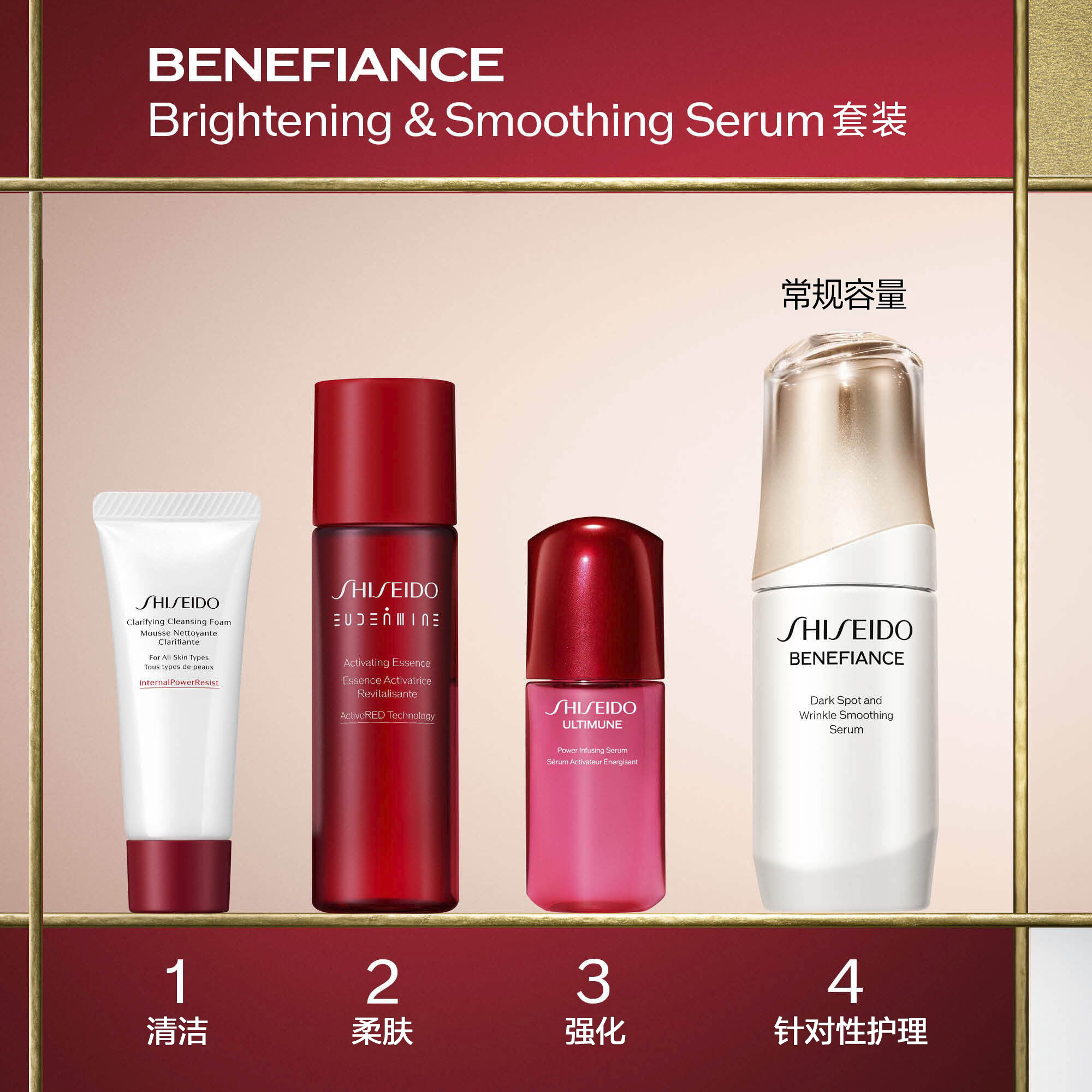 Brightening & Smoothing Serum Set，